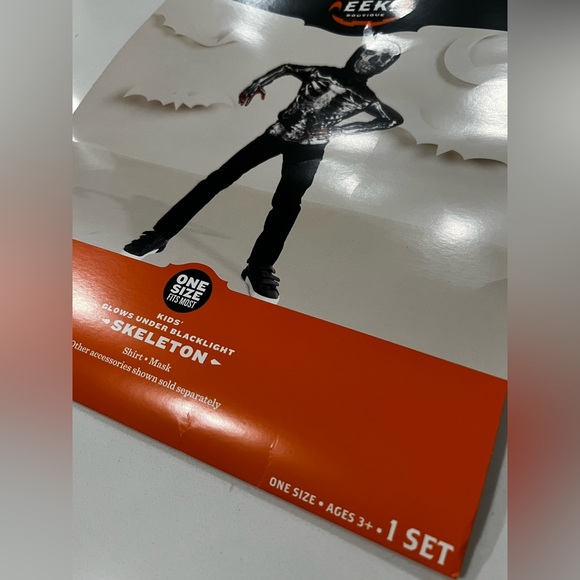 HALLOWEEN 💀Kids Skeleton Zombie Costume - Black & White - Picture 7 of 10